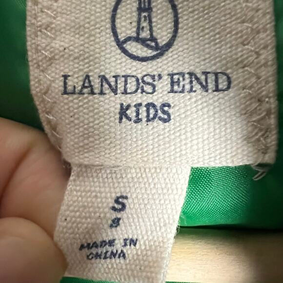 Lands’ End Kids Navy Blue Boy Puffer Sleeveless Vest Size 6 - Picture 8 of 11